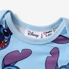 Disney Stitch Baby Boy Character Allover Print Bodysuit  Romper - 3 of 4