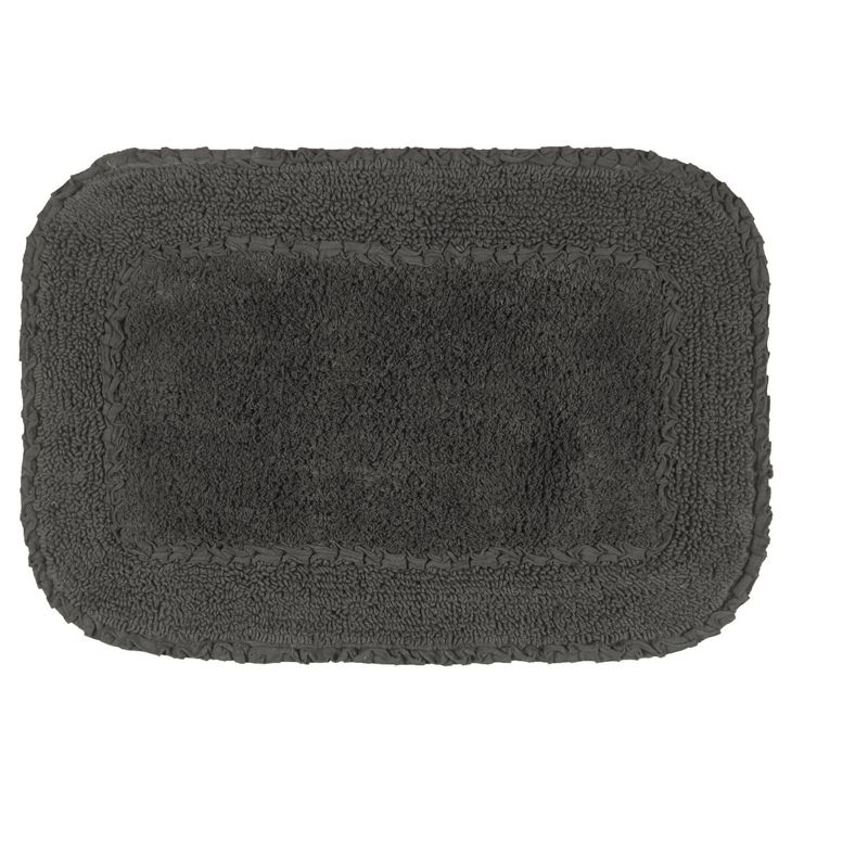 Radiant Collection Cotton Ruffle Pattern Tufted Bath Rug - Home Weavers, 2 of 5
