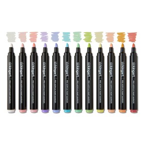KINGART PRO Acrylic Paint Markers 12 Pastel Colors - 1 of 4