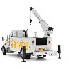 Kenworth T380 Auto-Crane Titan 85 Truck with Miller EnPak White "Transport Series" 1/50 Scale Diecast Model by Diecast Masters - 4 of 4