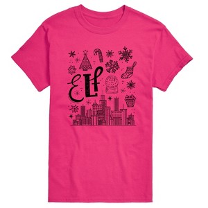 Men's - Elf - Doodle Logo Short Sleeve Graphic T-Shirt - 1 of 3
