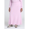 ELOQUII Women's Plus Size Flared Sweater Maxi Skirt - 3 of 4