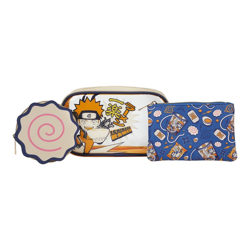Naruto Ichiraku Ramen Travel Cosmetic Bags - Set of 3, 1 of 7