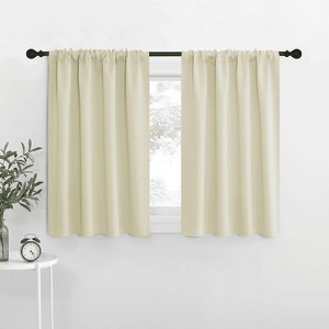 NICETOWN Blackout Curtains Rod Pocket Thermal Insulated Privacy Drapes (2 Panels) - 1 of 4