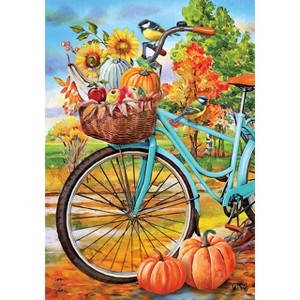 Briarwood Lane Fall Garden Flag 12x18 For Outdoor Autumn Bicycle For Fall Garden Flag Flags For Outside - 1 of 4