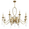 Savoy House Fairchild 8 - Light Chandelier in  Warm Brass - 3 of 4
