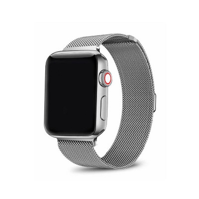 Posh Tech Infinity Mesh Stainless Steel Band for Apple Watch - Bright Silver -  40/41/42mm