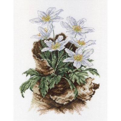 MP Studia First Flowers SNV-567 Counted Cross Stitch Kit : Target