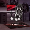 FDW Gaming Chair Computer Chair Office Chastir with Adjuable Headrest and Armrest High-Density Foam Padding & Casters - 2 of 4