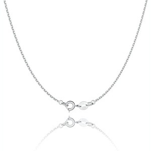 925 Sterling Silver Cable Chain Necklace for Women, 1.1mm Thin & Sturdy 14-24 Inch - 1 of 4