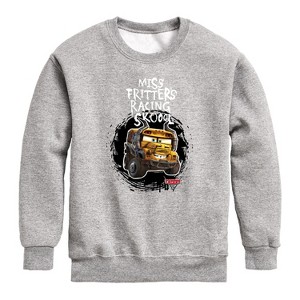 Boys' - Cars - Miss Fritters School Graphic Long Sleeve Fleece Sweatshirt - 1 of 4