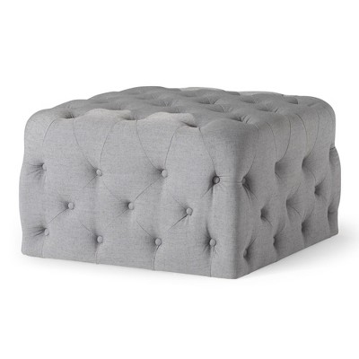 Maven Lane Henry Traditional Ottoman in Fabric Upholstery