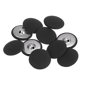 Unique Bargains Round Metal Sewing Cloth Covered Button 10 Pcs - 1 of 4