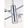 Elegant Lighting Vega 13 light Chrome LED Pendant - 3 of 4