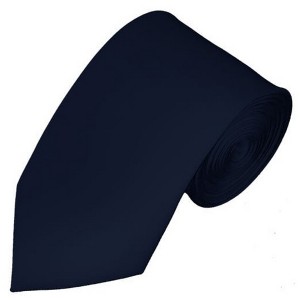 Men's Solid Color Slim 2.75 Inch Wide And 58 Inch Long Neckties - 1 of 4