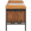 Noah Wooden Storage Bench - AMH6528 - Safavieh Couture - 4 of 4