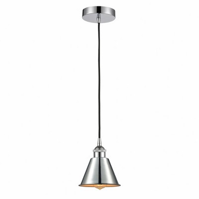 Smithfield - 1 Light Cord Hung Mini Pendant In Industrial Style-8.25 Inches Tall and 6.5 Inches Wide