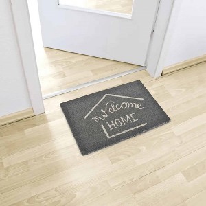 Evideco French Home Goods Sheltered Printed Front Door Mat Coir Coco Fibers Rug 24x16 - 1 of 4