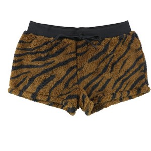 P.J. Salvage Womens Tiger Print Pajama Shorts - 1 of 2