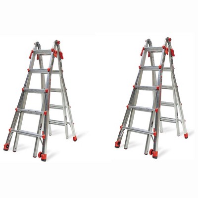 Little Giant Ladder Systems 22 Foot Type IA Multi Position LT Ladder (2 Pack)