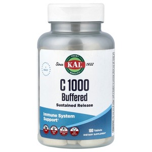 KAL C 1000 Buffered, 100 Tablets - 1 of 4