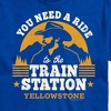 Men's - Yellowstone - You Need A Ride To The Train Station Short Sleeve Graphic T-Shirt - 2 of 4