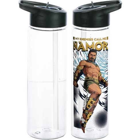 Black Panther: Wakanda Forever Vibranium Panther Logo Stainless Steel Water  Bottle Black 17 oz.