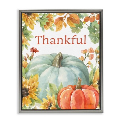 Stupell Industries Thankful With Fall Harvest, 25'' X 31'' : Target