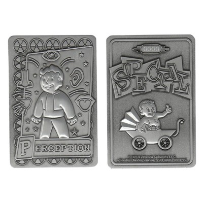 Fanattik Fallout Limited Edition Replica Perk Card | Perception