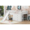 Full XL Over Queen Bunk Bed with Storage Cabinets and USB Ports - 4 of 4