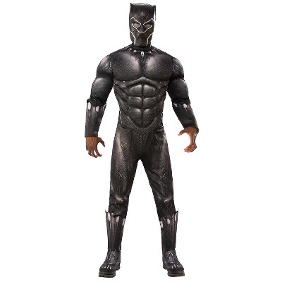 Men's Deluxe Muscle Black Panther Costume