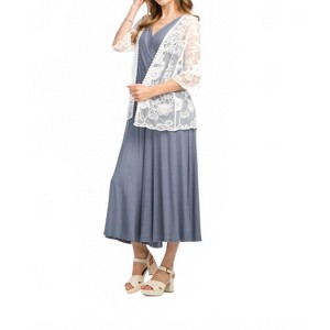 Women's Embroidered Floral Coverup - Papillon - 1 of 1