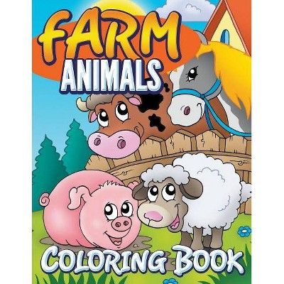 Farm Animals Coloring Book - by  Marshall Koontz (Paperback)