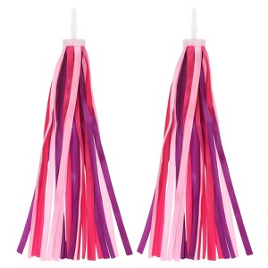 Unique Bargains Colorful Decoration Bike Accessories Handlebar Streamers 2 Pcs - 1 of 4