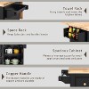 Finnhomy Mobile Kitchen Island with Drop Leaf - 4 of 4