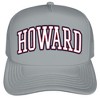 Official HU Distressed School Name Foam Snapback Trucker Hat - for Men and Women, Grey, One Size - 2 of 4