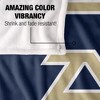University Of Akron Primary Logo Stripes Silky 50x60 Blanket, 1 Sided - 4 of 4