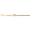 Black Bow Jewelry 2.25mm, 14k Yellow Gold, Handmade Solid Rope Chain Necklace - 4 of 4