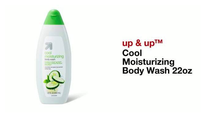 Cool Moisturizing Body Wash 22 fl oz - up &#38; up&#8482;, 2 of 8, play video