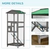 LOVMOR 65" Wooden Bird Cage Outdoor Aviary House for Parrot - 3 of 4