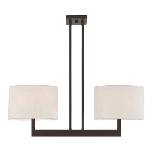 Livex Lighting Hayworth 2 - Light Chandelier in  Bronze - 1 of 4