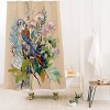 Deny Designs Clara McAllister Floral Falcon Shower Curtain Beige - 2 of 3
