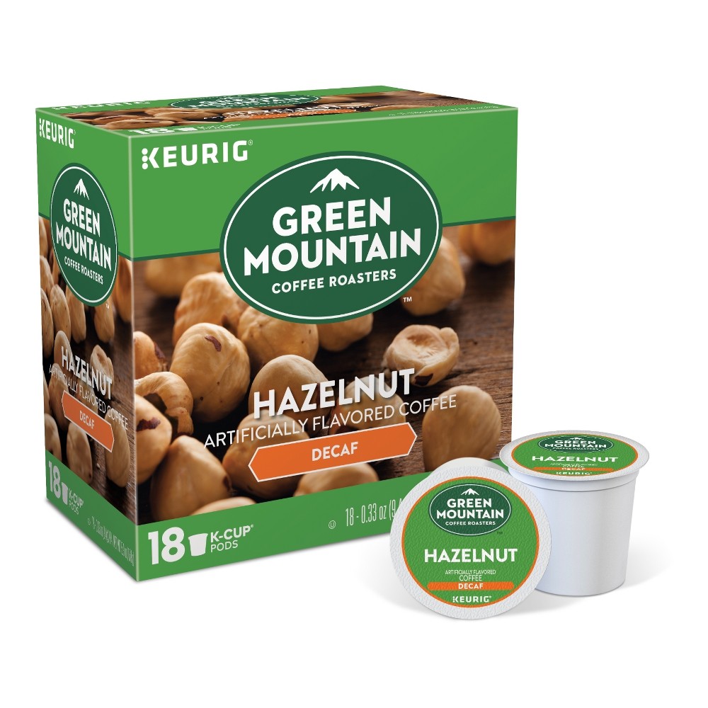 UPC 099555005370 product image for Green Mountain Hazelnut Medium Roast Coffee - Decaf - Keurig K-Cup Pods - 18ct | upcitemdb.com