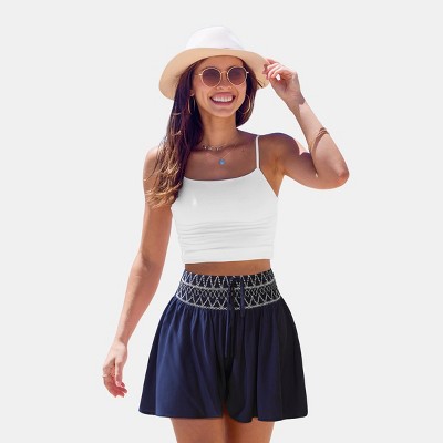 Women's Boho Front Tie Shorts - Cupshe