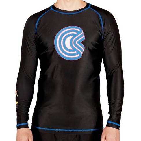 Chaos and Order Base Label V2 Long Sleeve BJJ Rashguard - Small - Black 