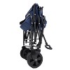 Kumasinova Extention Wagons Carts Foldable,Beach Wagon Heavy Duty Utility Wagon Grocery Cart for Camping,Shopping,Sports,Garden,225lbs - 4 of 4