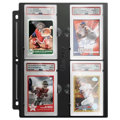 Ultra PRO Black Graded Slab Page for PSA Graded Slabs