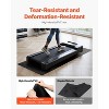 VEVOR Treadmill Mat for Carpet Floor, 1/4" Thick, 30" x 72" Exercise Equipment Mat for Treadmills, High Density PVC Floor Protector, Black - 4 of 4