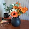 Sullivans Artificial 19" Bright Poppy Grass Bush Set of 3 - 4 of 4