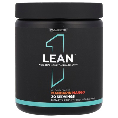 Rule One Proteins Lean™, Non-Stim Weight Management, Mandarin Mango, 6.35 oz (180 g)